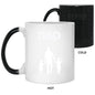 DAD AND SON COFFEE CUP graphic revealed when hot