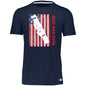 DAD AND SON FLAG FIST BUMP T-SHIRT YOUTH