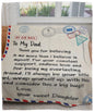 TO MY DAD LETTER BLANKET
