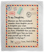 TO MY DAUGHTER BLANKET