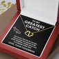 TO MY GREATEST CATCH EVERLASTING LOVE NECKLACE