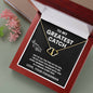 TO MY GREATEST CATCH EVERLASTING LOVE NECKLACE