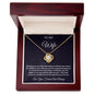 TO MY WIFE LOVE KNOT NECKLACE