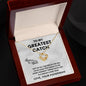 TO MY GREATEST CATCH LOVE KNOT NECKLACE