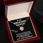 TO MY GREATEST CATCH LOVE KNOT NECKLACE
