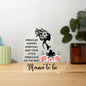 MIRACLES HAPPEN EVERYDAY PRINTED HEART SHAPED ACRYLIC pLAQUE