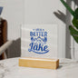 LIFE IS BETTER AT THE LAKE SQUARE ACRYLIC PLAQUE