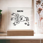 BEN RIDGE SKYLA CAVAN SQUARE ACRYLIC PLAQUE