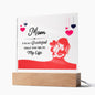 MOM, I AM SO GREATFUL SQUARE ACRYLIC