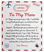 To My Mom Blanket