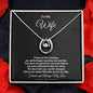 TO MY WIFE LUCKY NECKLACE