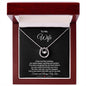 TO MY WIFE LUCKY NECKLACE