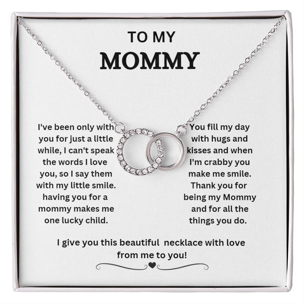 To My Mommy Perfect Pair necklace
