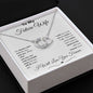 TO MY FUTURE WIFE THE PERFECT PAIR NECKLACE