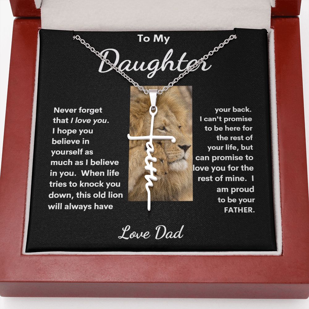 TO MY DAUGHTER FAITH CROSS