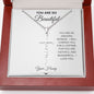 YOU ARE SO BEAUTIFUL FAITH CROSS NECKLACE