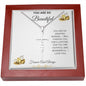 YOU ARE SO BEAUTIFUL FAITH CROSS NECKLACE