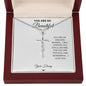 YOU ARE SO BEAUTIFUL FAITH CROSS NECKLACE