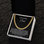 TO MY AMAZING DAD CUBAN LINK CHAIN