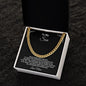 TOMY SON LOVE MOM CUBAN LINK CHAIN