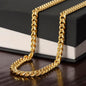 TO MY WONDERFUL DAD CUBAN LINK CHAIN