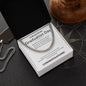 TO MY SON ON HIS GRADUATION DAY CUBAN CHAIN NECKLACE