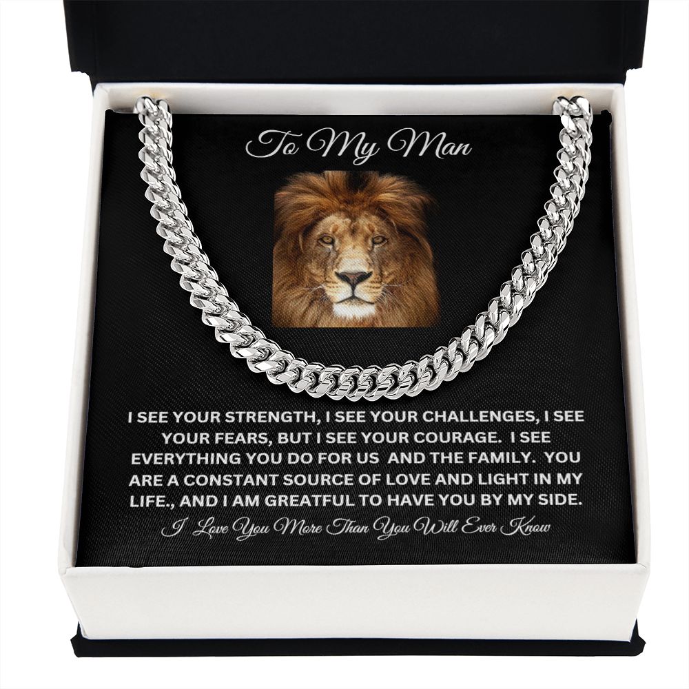 To My Man Cuban Chain