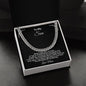 TOMY SON LOVE MOM CUBAN LINK CHAIN