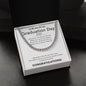 TO MY SON ON HIS GRADUATION DAY 2023 CUBAN CHAIN NECKLACE