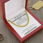 TO MY SON ON HIS GRADUATION DAY 2023 CUBAN CHAIN NECKLACE