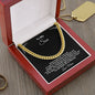 TOMY SON LOVE MOM CUBAN LINK CHAIN