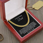 TO MY AMAZING DAD CUBAN LINK CHAIN