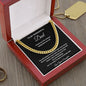 TO MY WONDERFUL DAD CUBAN LINK CHAIN