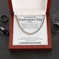 TO MY SON ON HIS GRADUATION DAY 2023 CUBAN CHAIN NECKLACE