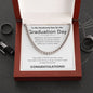 TO MY HANDSOME SON ON HIS GRADUATION DAY CUBAN CHAIN