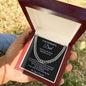 TO MY WONDERFUL DAD CUBAN LINK CHAIN