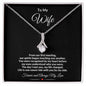 TO MY WIFE ALLURING BEAUTY NECKLACE