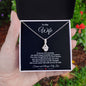 TO MY WIFE ALLURING BEAUTY NECKLACE