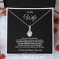 TO MY WIFE ALLURING BEAUTY NECKLACE