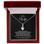 TO MY WIFE ALLURING BEAUTY NECKLACE