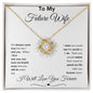 TO MY FUTURE WIFE LOVE KNOT NECKLACE