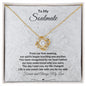 TO MY SOULMATE LOVE KNOT NECKLACE