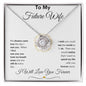 TO MY FUTURE WIFE LOVE KNOT NECKLACE