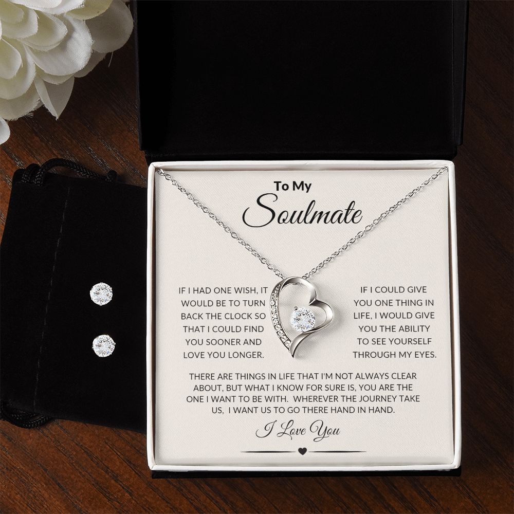 To My Soulmate Forever Love Necklace