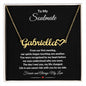 TO MY SOULMATE HEART NAME NECKLACE