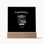 CONGRATULATIONS CLASS OF 2023 SQUARE ACRYLIC PLAQUE
