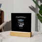 CONGRATULATIONS CLASS OF 2023 SQUARE ACRYLIC PLAQUE