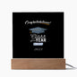 CONGRATULATIONS CLASS OF 2023 SQUARE ACRYLIC PLAQUE