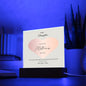 TO MY DAUGHTER HAPPY MOTHER'S DAY SQUARE ACRYLIC PLAQUE