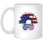 AMERICA FAN AND SUNGLASSES CUP
